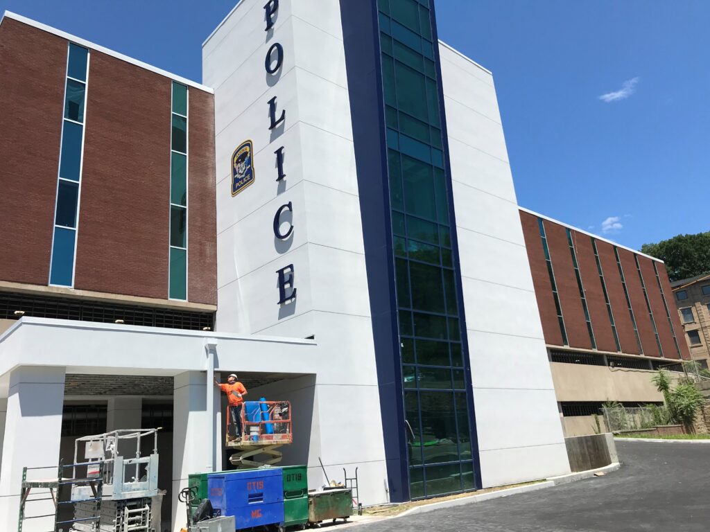 Ansonia Police Department Curtainwall